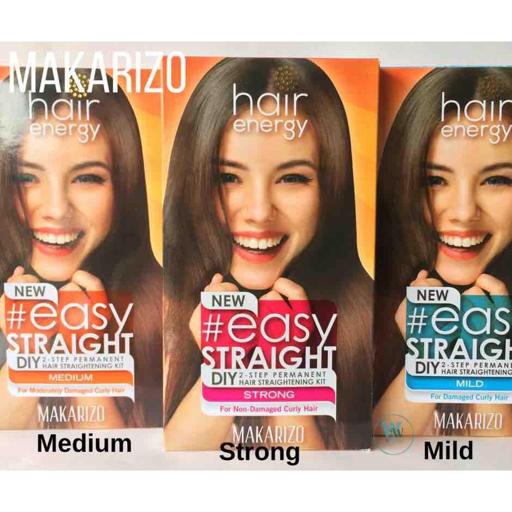 Makarizo Hair Energy Easy Straight Diy 2 Step Series Shopee Malaysia