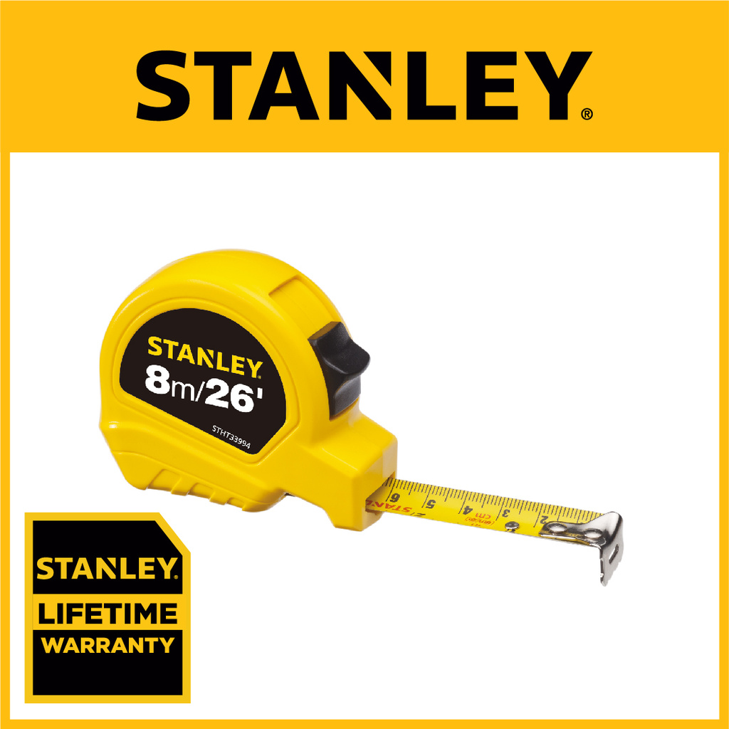 Stanley Basic Tape Measure Rules 8x25mm (STHT33994840) Shopee Malaysia