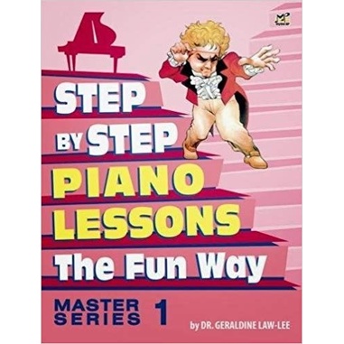 Step By Step to Piano Lessons The Fun Way Master Series 1 Piano Music Book