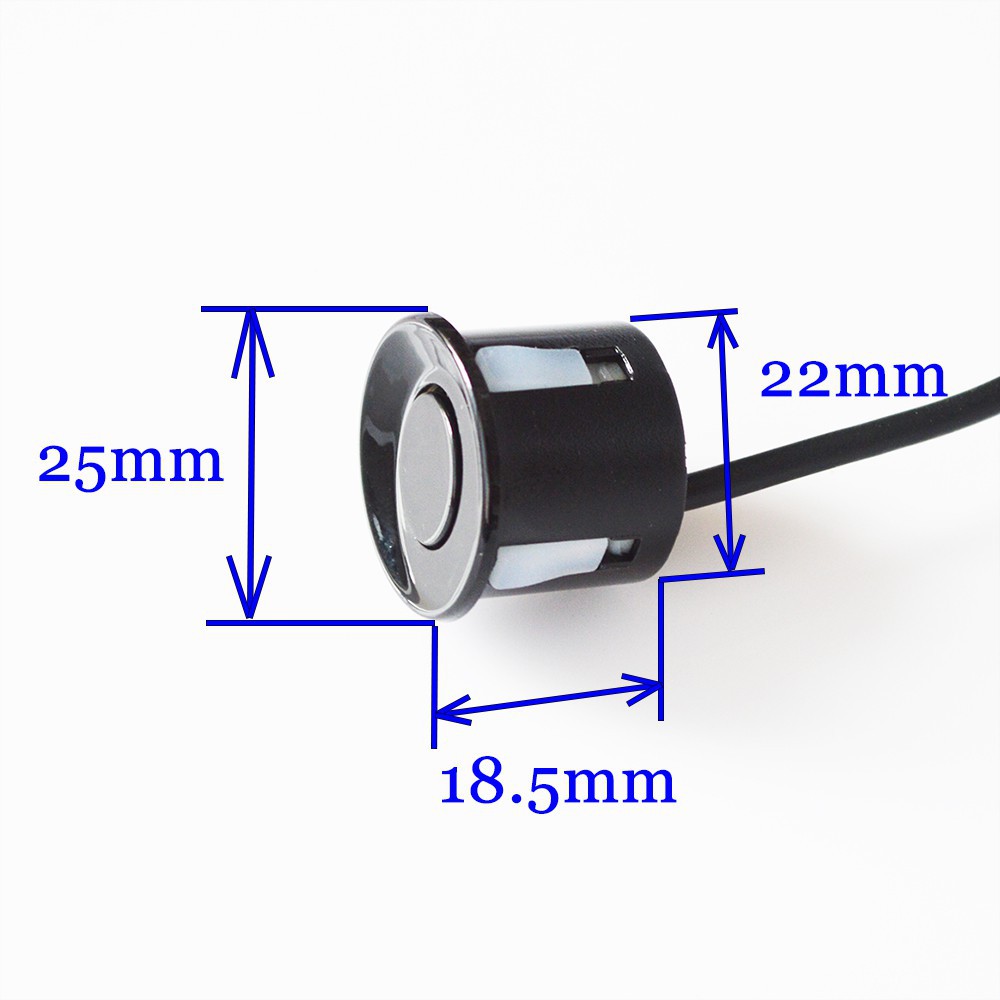 Must Purpose Car Parking Sensor (1 Piece) Black Red Blue Silver Gold White Gray Champagne Color 22mm Kit Vehicle Moni... - Image 4