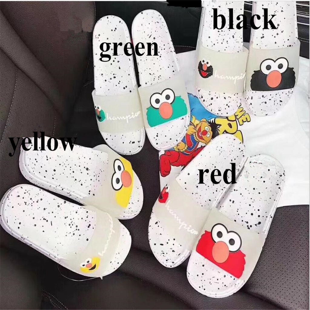 champion sesame street slippers