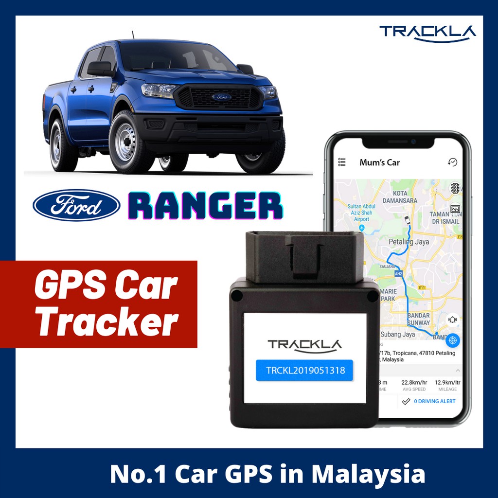 TRACK LA GPS TRACKER FORD RANGER 4X4 (OBD No Void Warranty) Shopee