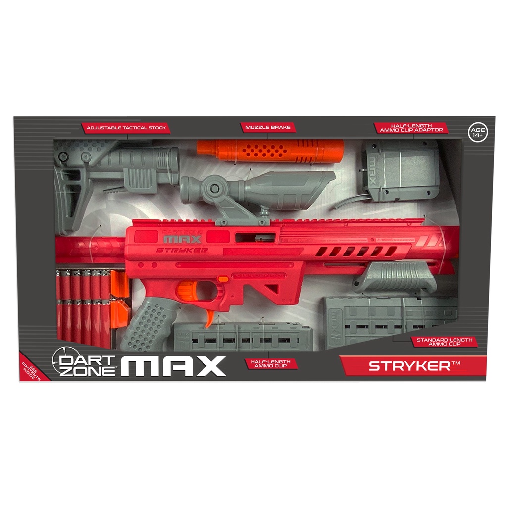 DART ZONE - Max Stryker Ultimate Dart Blaster | Shopee Malaysia