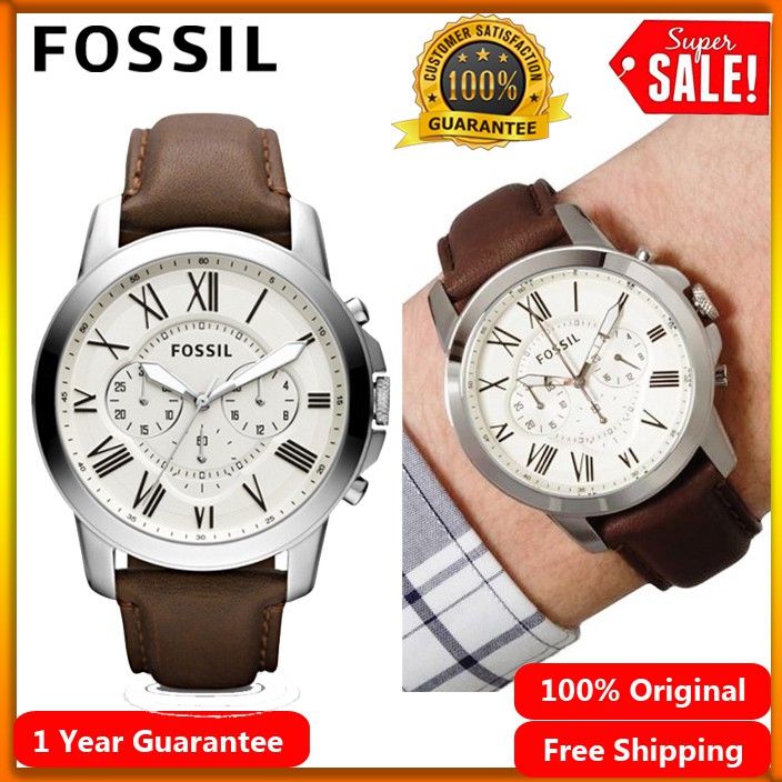 fossil men's grant watch