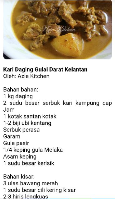 Rempah Ratus Masakan Kelantan Rempah Kerutuk Kuzi Dalca Kurma Dan Gulai Kawah Gulai Darat Shopee Malaysia