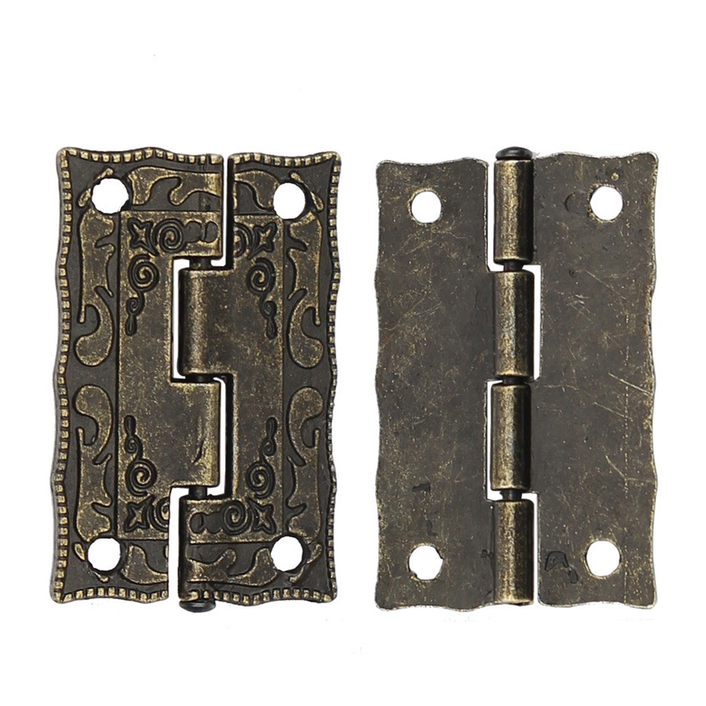 36 23mm Furniture Hinge Cabinet Drawer Door Butt Antique Bronze