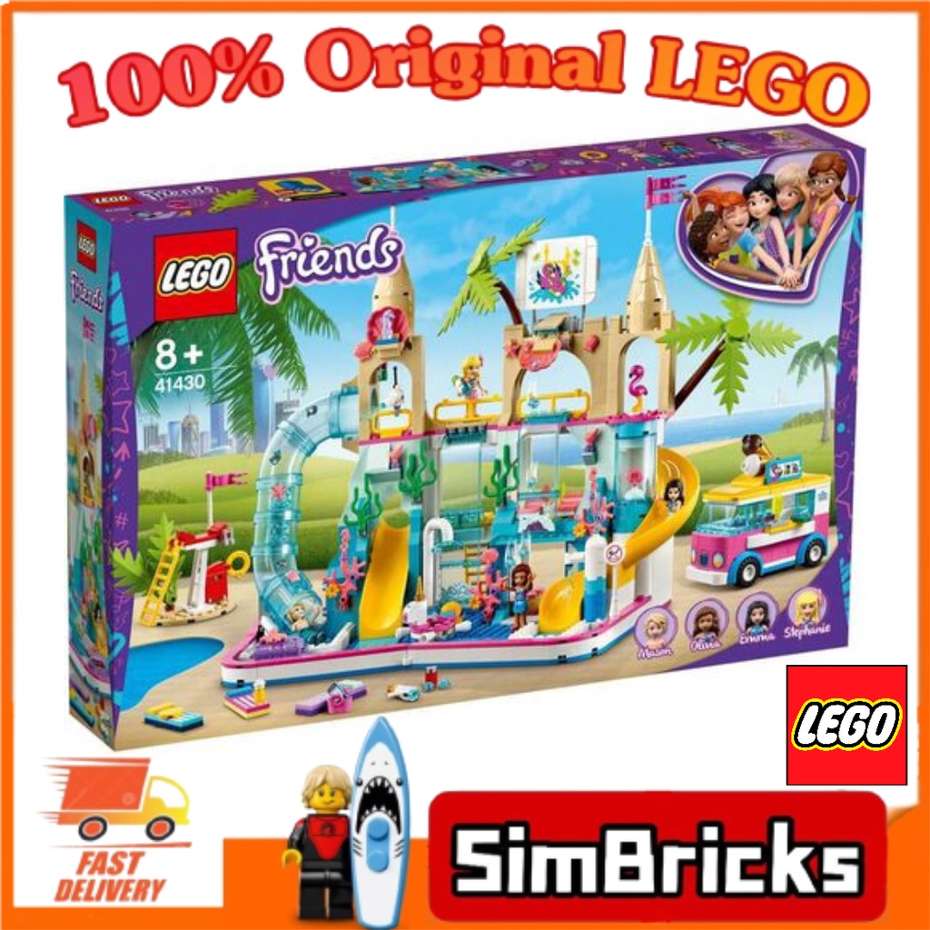 simbricks-lego-41430-friends-summer-fun-water-park-shopee-malaysia