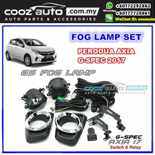 Perodua Axia G SPEC 2017 - 2018 Front Fog lamp Fog light 