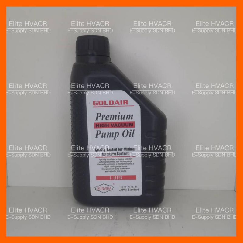 GOLDAIR Premium High Vacuum Pump Oil 1 liter Shopee Malaysia