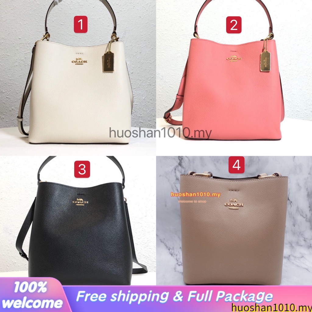 Coach 91122 Women Leather Handbag Shoulderbag Slingbag Tote Bag Shopee Malaysia