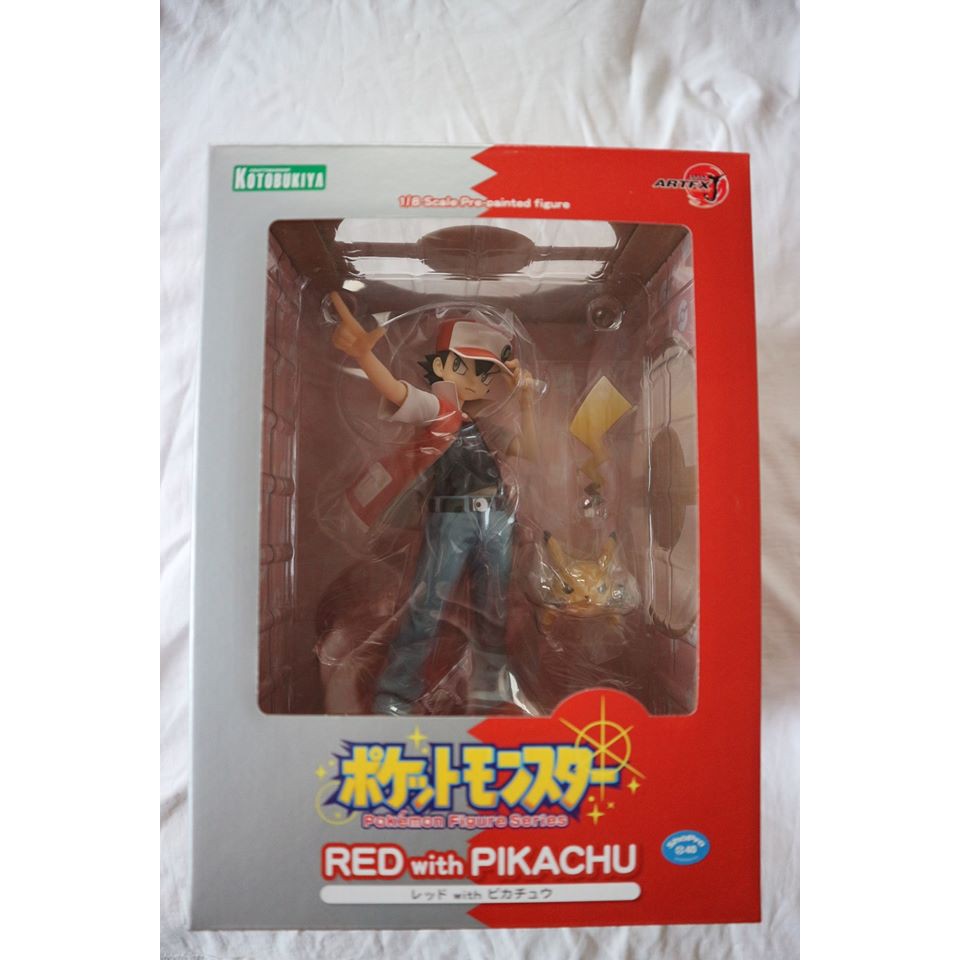 Kotobukiya Pocket Monsters Artfx J Pikachu Red Pokemon Figure Series 1 8 Japan Shopee Malaysia