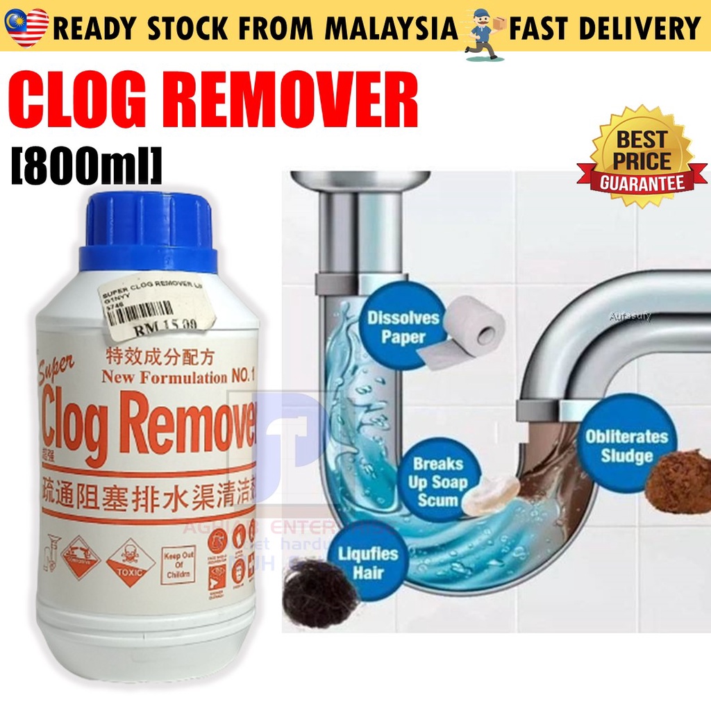 Clog Remover ORIGINAL Drain Remover Clog Remover Home Clean Pipeline