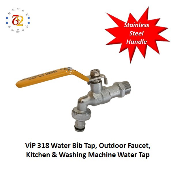 Vip 318 Water Bib Tap Outdoor Faucet Kitchen Washing Machine