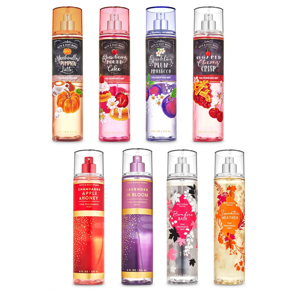 Fall Limited Edition Bath & Body Works Fragrance Mist 236ml Shopee