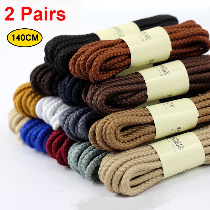 2 Pairs For Sneaker and Hiking Boot Laces Thick Shoe Laces Round Athletic Shoelaces