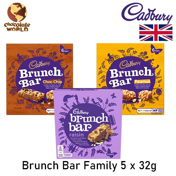 Cadbury Brunch Bar Family (5x32)g 160g (Made in UK) | Shopee Malaysia