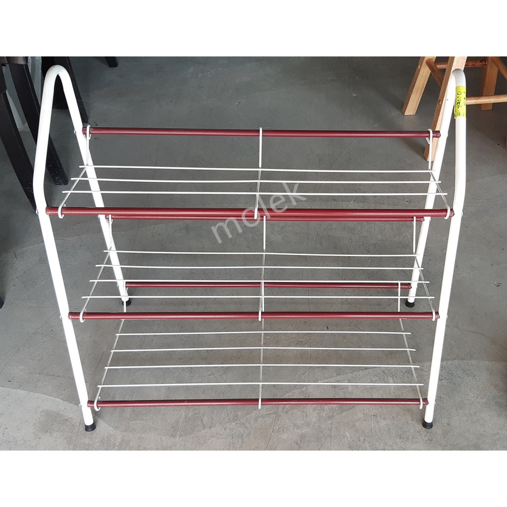  Rak  kasut besi  Shoe rack metal tempat simpan kasut 