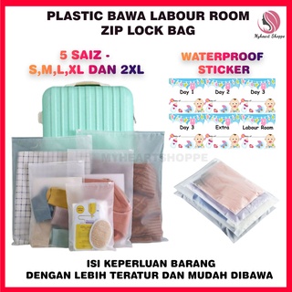 [5 Saiz] Plastik Labour Room Labour Room Bag Plastik Packaging Travel ...