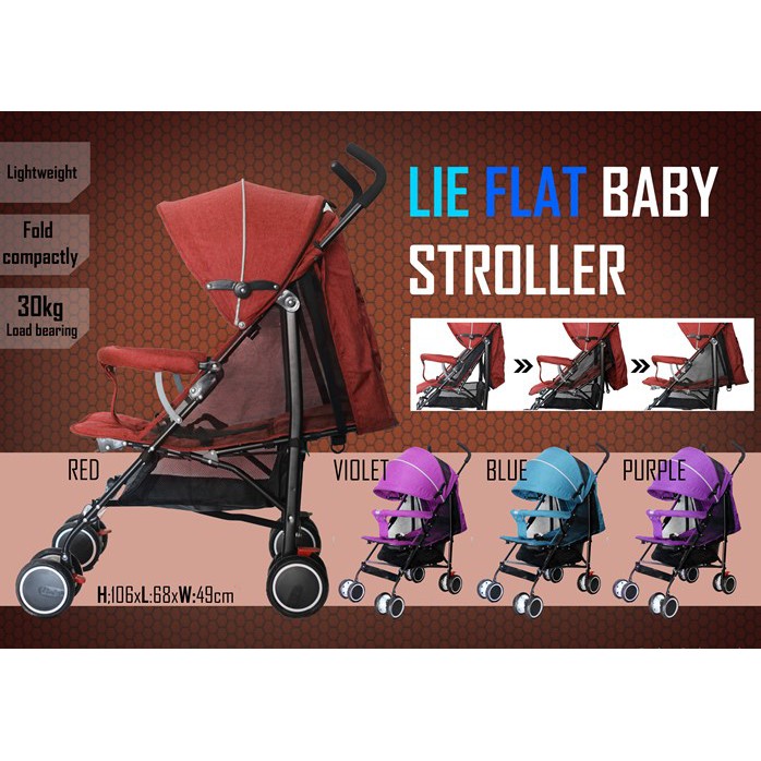 flat baby stroller