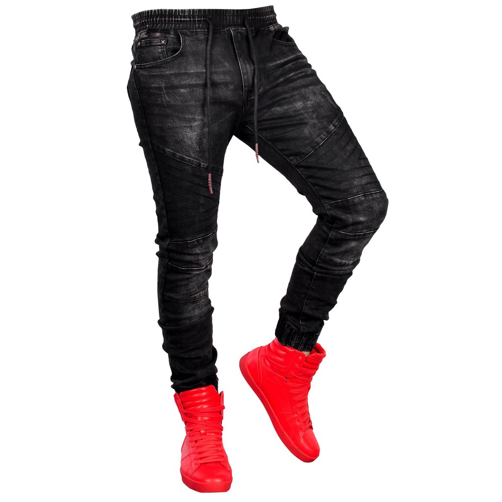 black jeans joggers