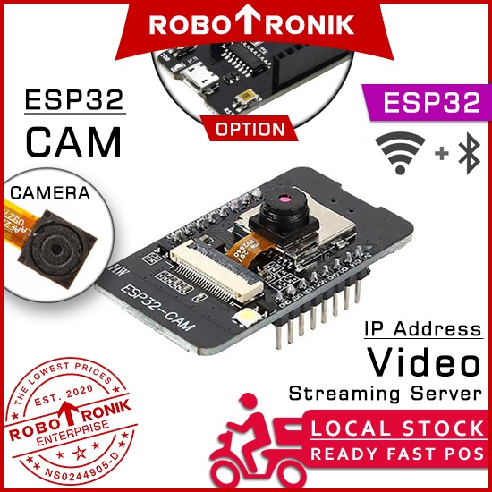 ESP 32 CAM (Video Streaming, Face Recognition, Webcam IoT) With OV2640 ...