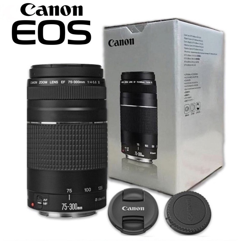 Canon 75 300mm Iii Super Zoom Lens Guarantee New Original Product Shopee Malaysia