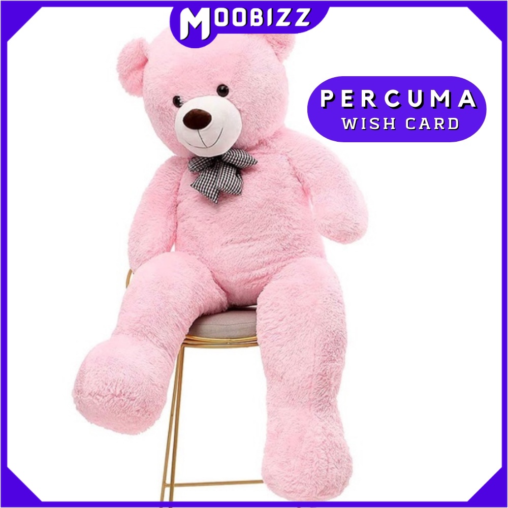 140cm / 1.4 Meter Giant Teddy Bear Teddy Bear Besar Murah Big Teddy Cute Teddy Kids Doll Plush Toys Stuffed | Malaysia