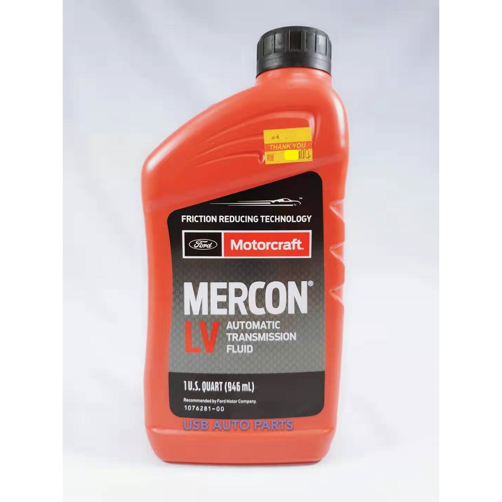 Motorcraft Mercon LV Automatic Transmission Fluid XT105Q3LV 10 Quart  Container