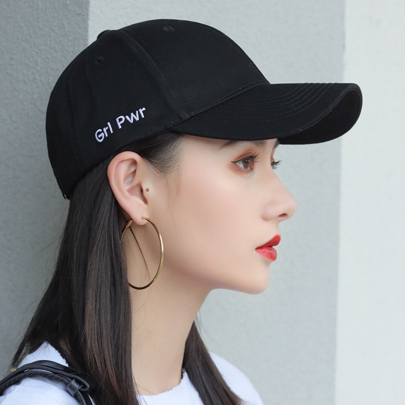 ladies black baseball cap