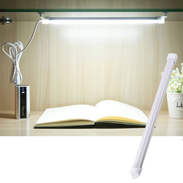 READY STOCK USB LED Light 32cm5w  42cm7w 52cm9w Portable DC 5V Hard Bar Tube Strip Mount Hang Desk Reading Lamp bulb