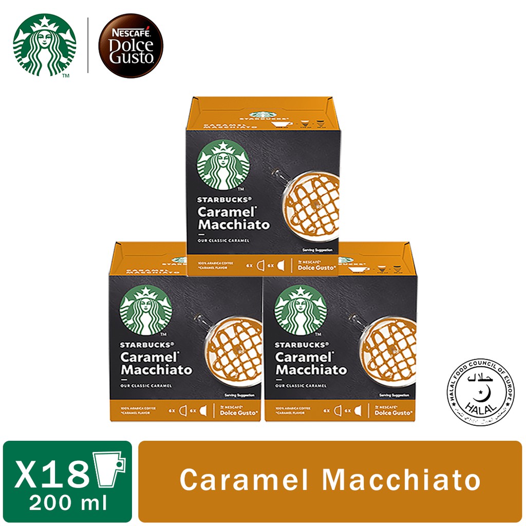 STARBUCKS® Caramel Macchiato by NESCAFÉ® Dolce Gusto ...