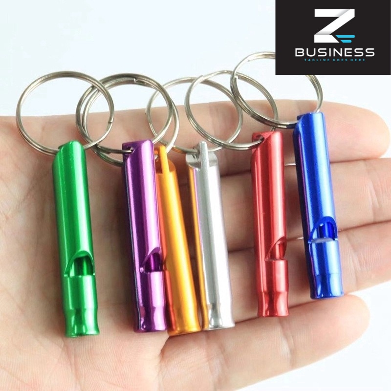 Zshope 1pcs Camping Hiking Survival Whistle / Small Size Aluminum Emergency Whistle / Outdoor EDC Tools Train Whistle