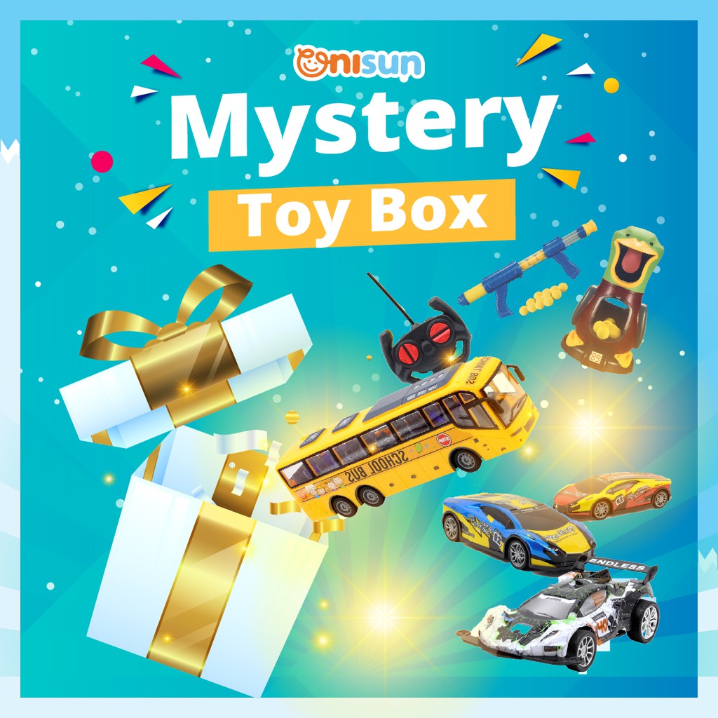 Children BOY Super Worth 3 in 1 Toy Box (RM58) (Great Bundle!!)