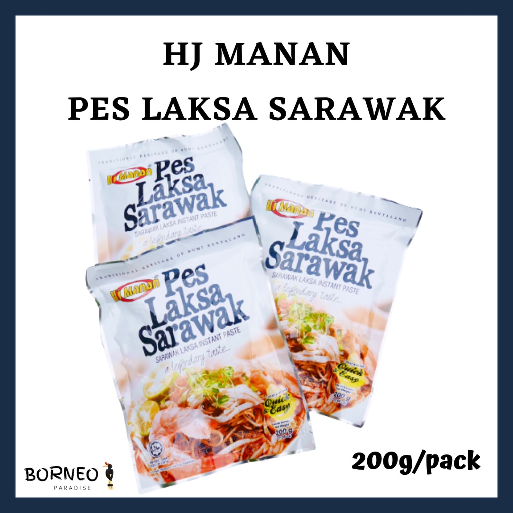 Pes Laksa Sarawak Hj Manan G Laksa Paste Local Haji Manan Exp Aug Shopee Malaysia