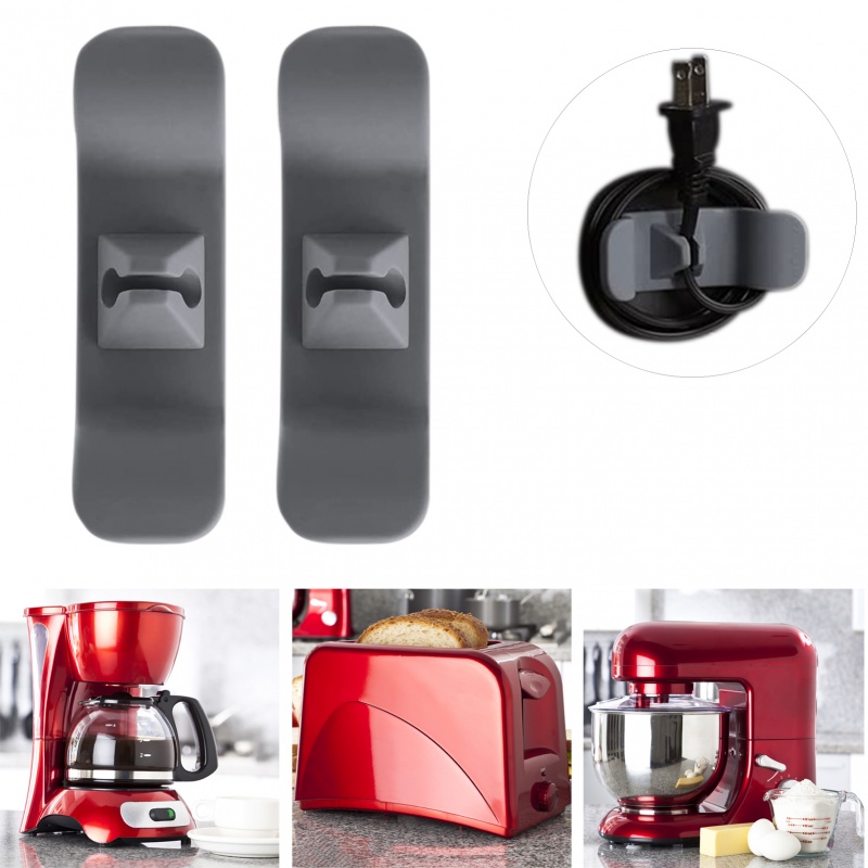 Have Multi Cable Holder Clip Appliance Cord Organizer Cables Small Wrapper Juicer Mixer Blender Coffee Maker Air - Image 2