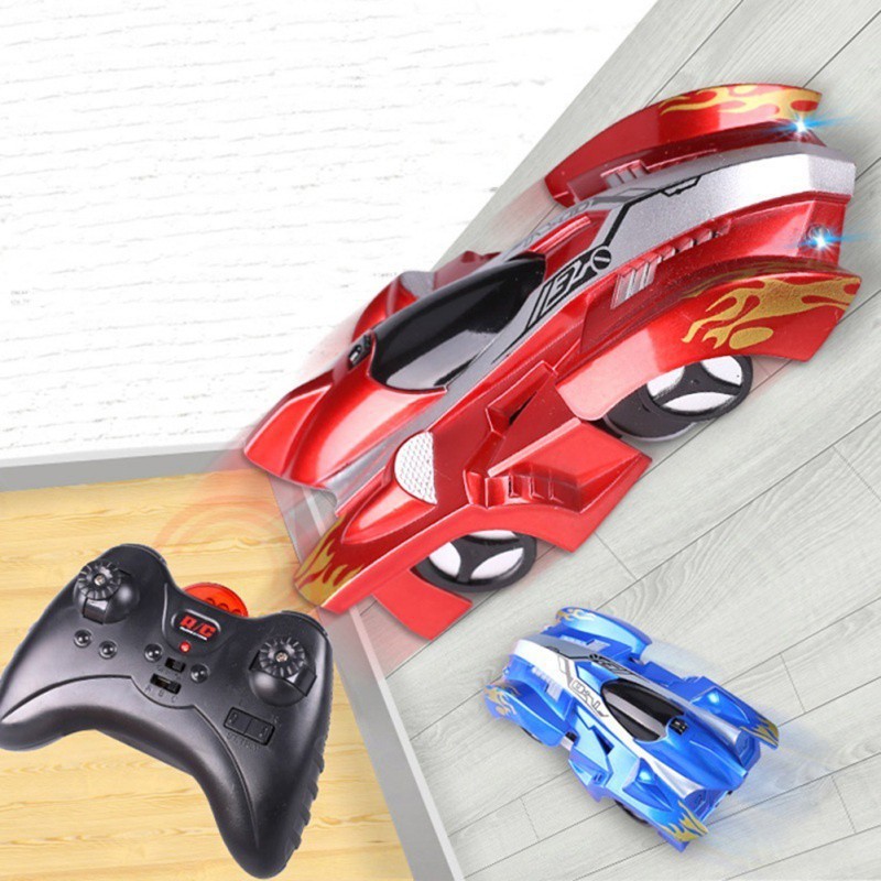 remote control car drives on ceiling