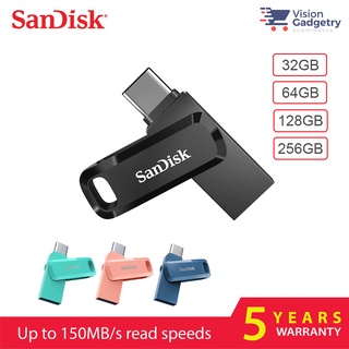 Sandisk Ultra Dual Drive GO Type-C OTG USB 3.1 DC3 Flash Drive 150MB/S 32GB 64GB 128GB 256GB