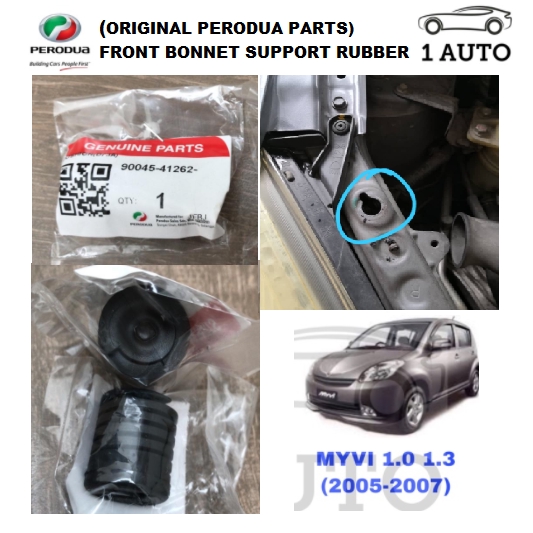 Original Perodua Parts Myvi 1 3 Lagi Best 1 3 1 5 2005 2017 Front Bonnet Support Rubber Bush