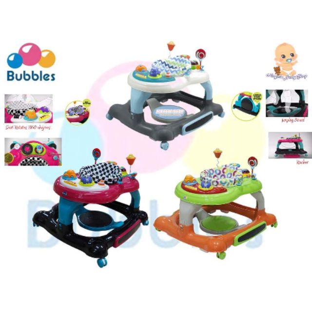 bubbles 3 in 1 baby walker