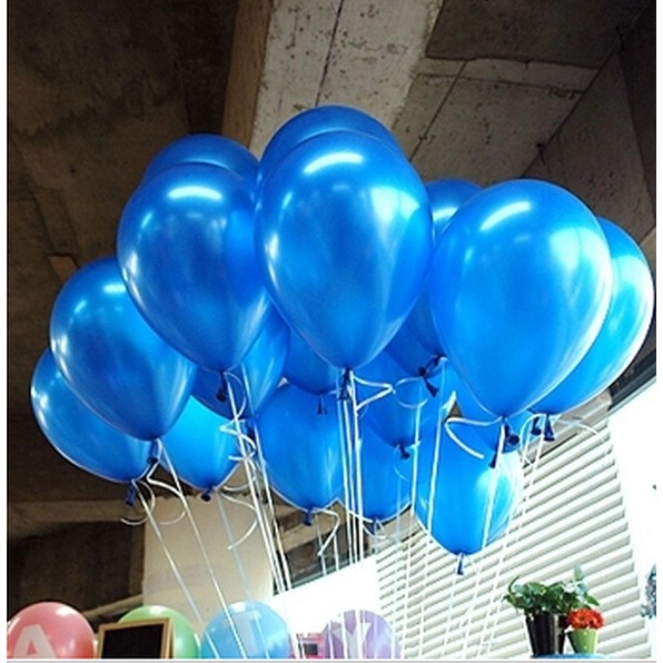 50pcs Lot Blue Balloons Home Decor Party Birthdays Party Weeding