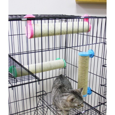 Hanging Pole Scratcher Cat Tree Scratch Sisal Rope pole Tree Scratcher Bed Hammock Toy