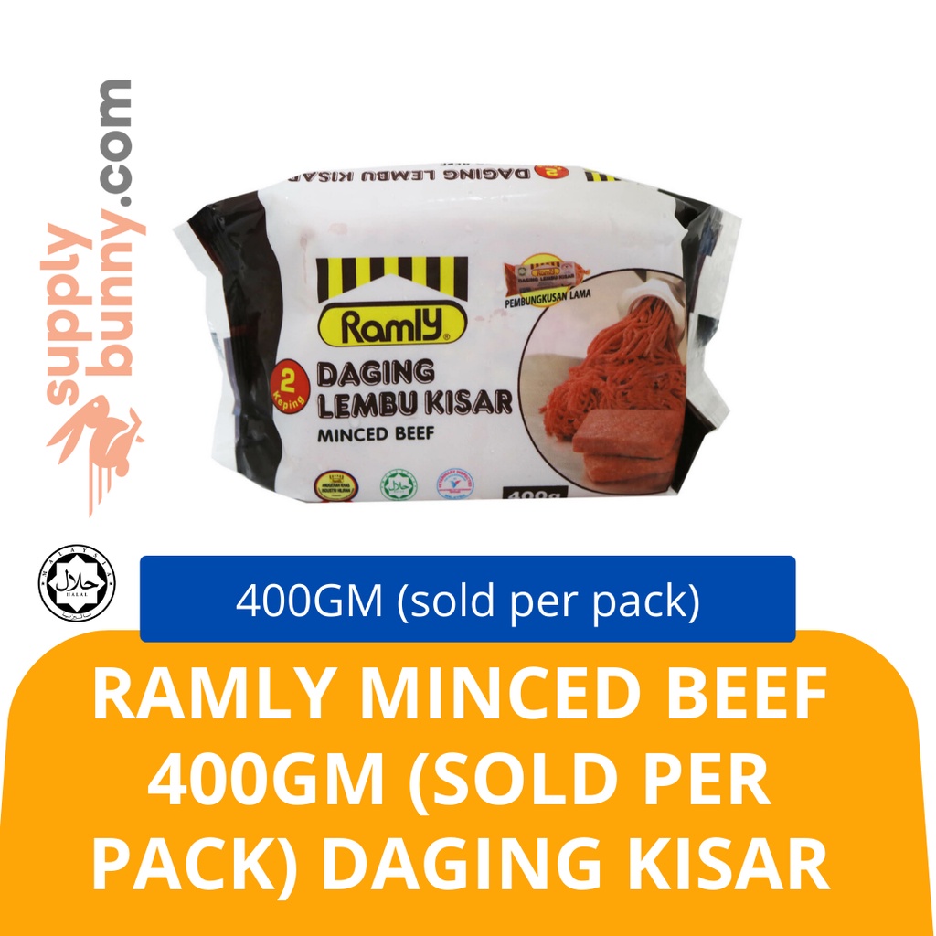 Ramly Minced Beef 400gm (sold per pack) Daging Kisar Halal Shopee