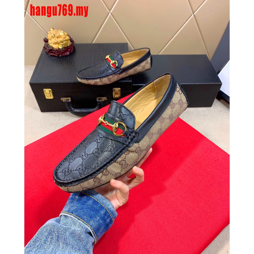 gucci mens shoes slip on