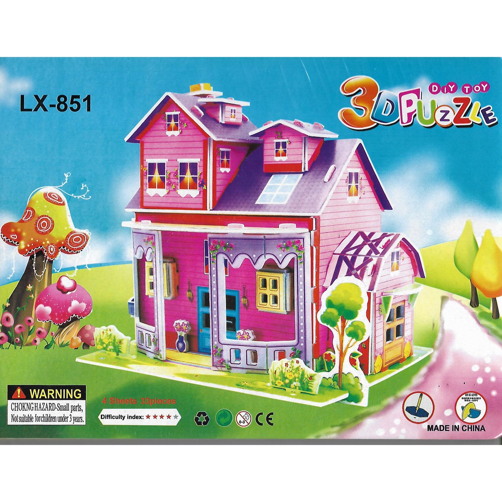 3d puzzle for 4 year old