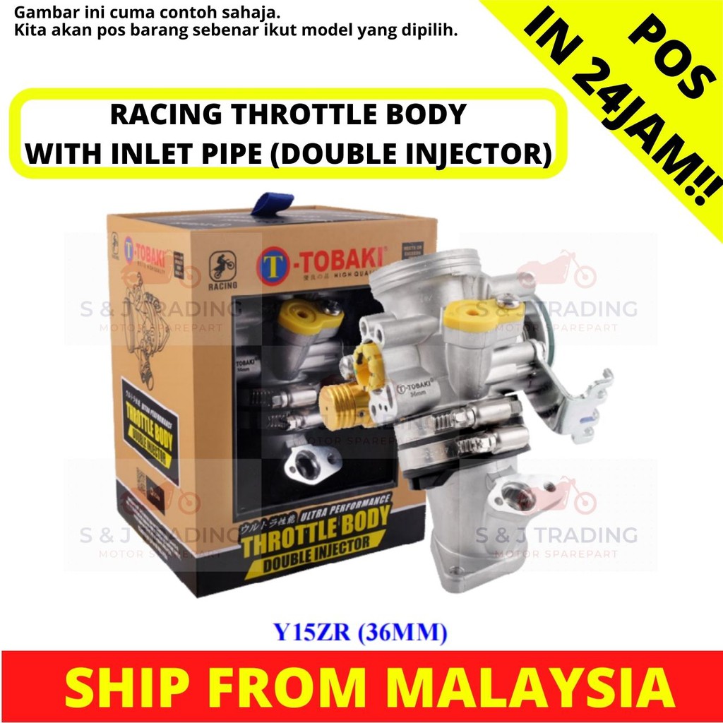 Y15ZR/ Y15/ Y SUKU (2 INJECTOR /DOUBLE INJECTOR ) TOBAKI RACING CNC