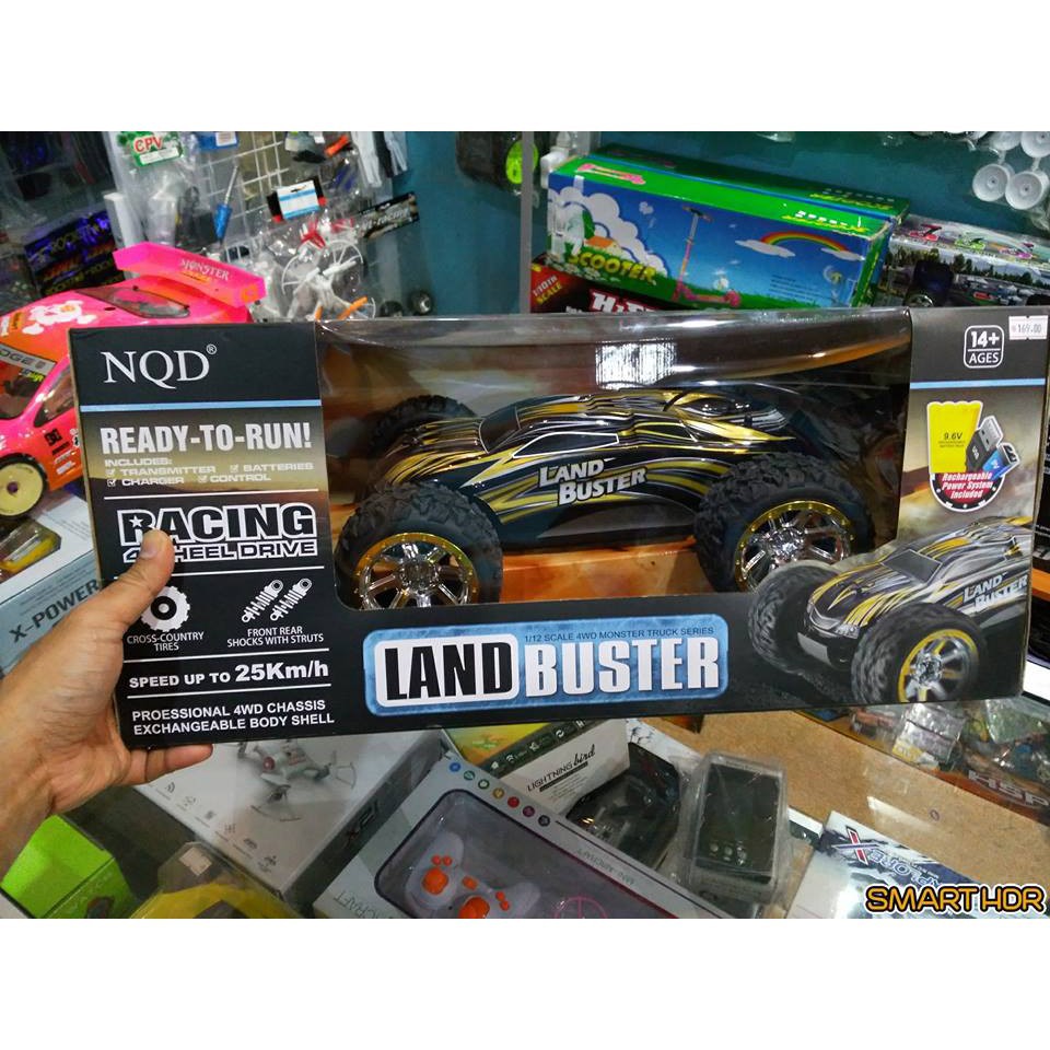 land buster rc car battery