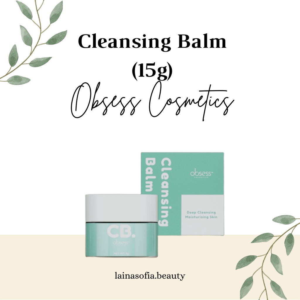 Cleansing Balm Obsess Facial Cleanser for all skin types Remove Whitehead & Blackhead