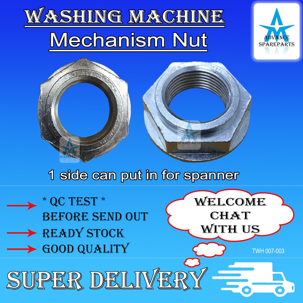 Washing Machine Accessories Mechanism Nut Gear box Nut Shopee Malaysia