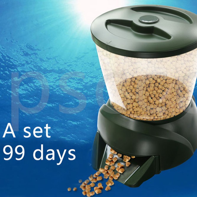 Automatic Pond Fish Feeder Fish Food Dispenser Digital Aquarium