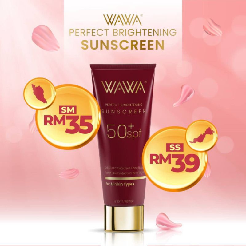 [FREE GIFT] WAWA SUNSCREEN BODY LOTION TRIAL PACK SPF50 SUN